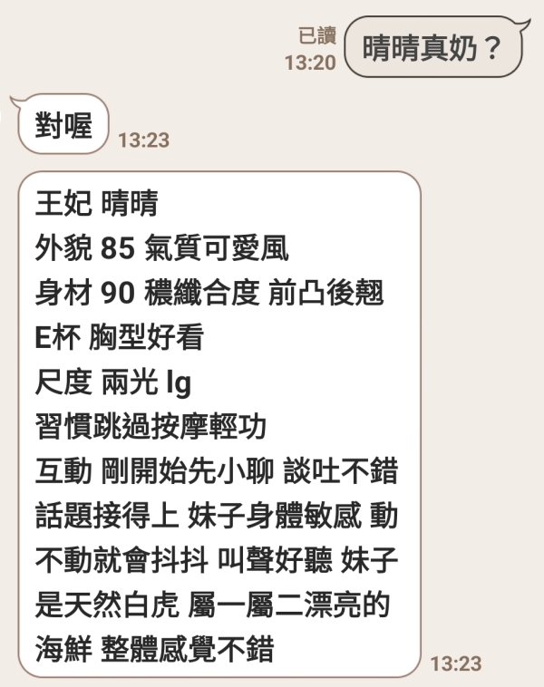 晴晴 155/45/E